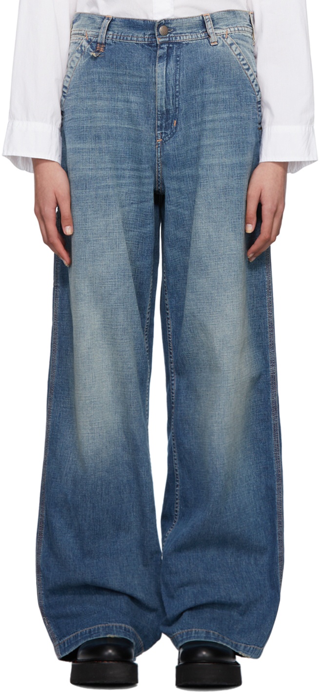 R13 Blue Carpenter Jeans R13