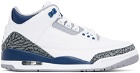 Nike Jordan White & Gray Air Jordan 3 Sneakers