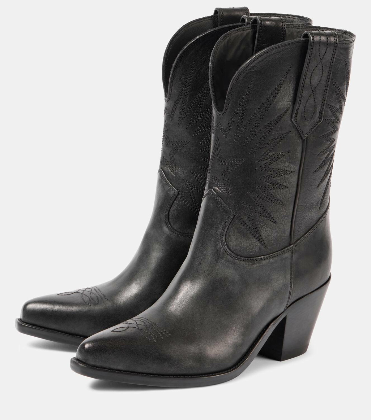 Golden Goose Wish Star leather cowboy boots