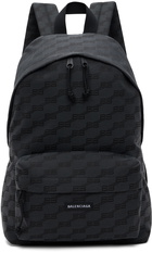 Balenciaga Black Medium Signature Backpack