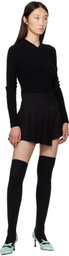 SHUSHU/TONG SSENSE Exclusive Black Pleats Skort