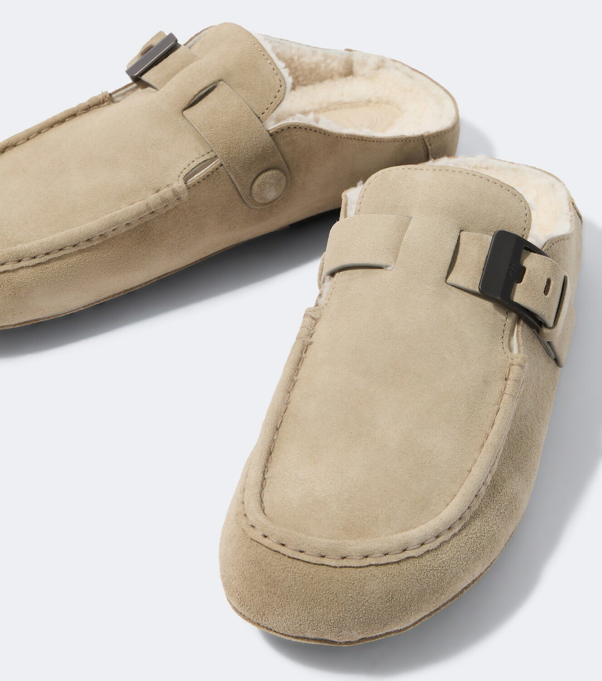 Tod's Gommino® shearling-lined suede mules
