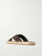 Zegna - Panarea Suede Sandals - Brown