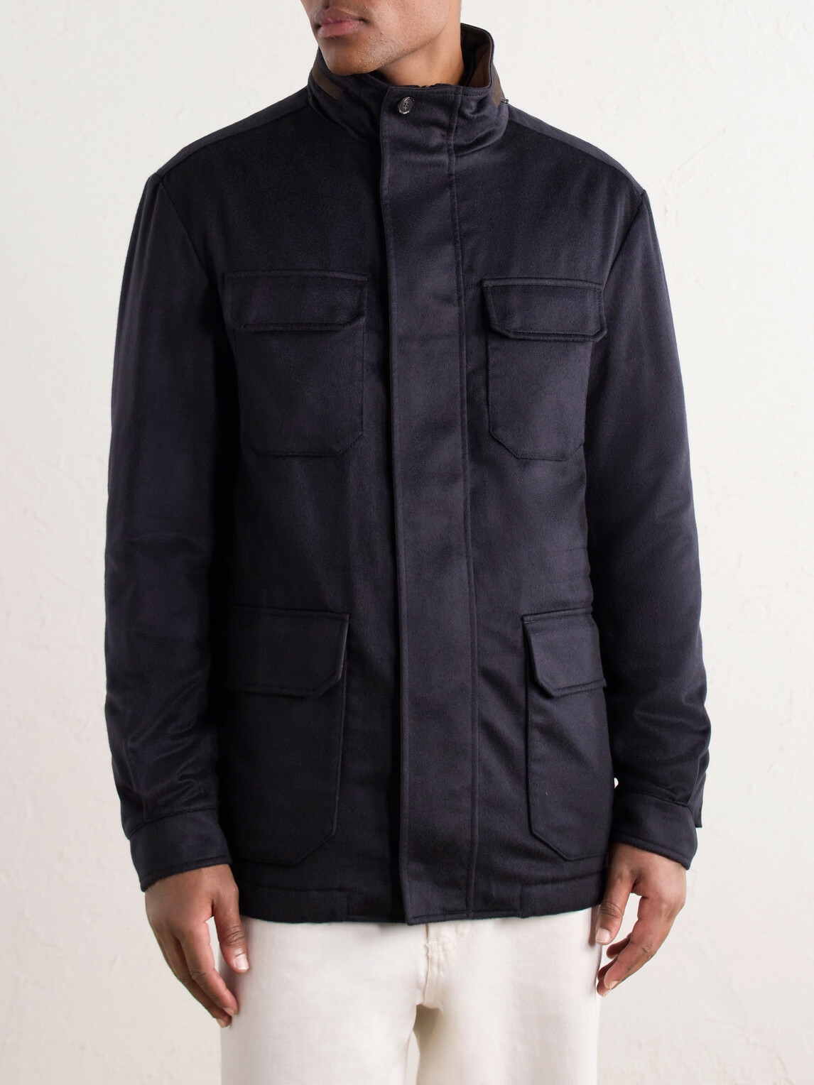 N.PEAL - Vale Cashmere Jacket - Blue