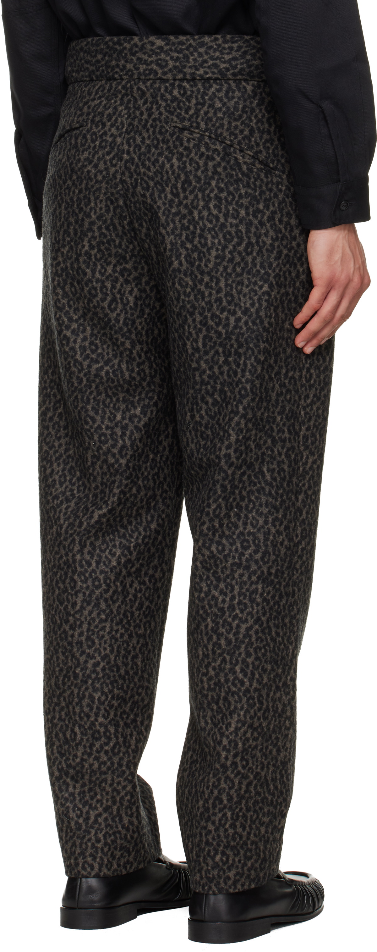 NEEDLES Gray Side Tab Tucked Trousers Needles