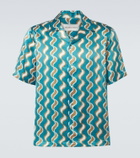 Frescobol Carioca Roberto printed silk shirt