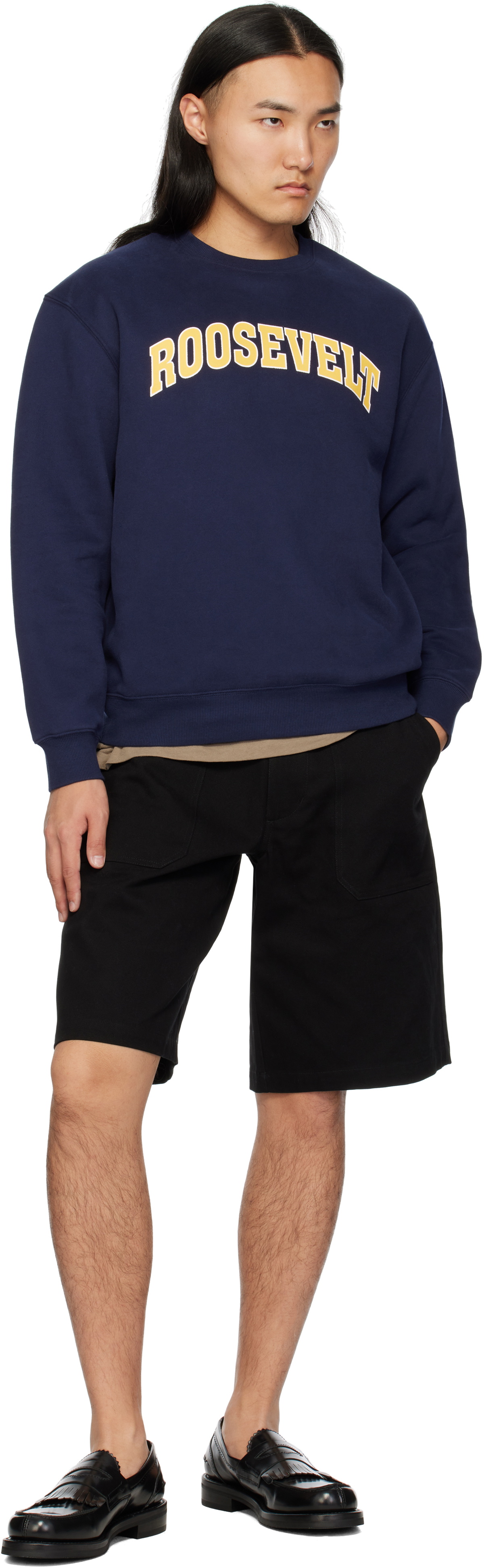 Metalwood Studio Navy 'Roosevelt' Sweatshirt