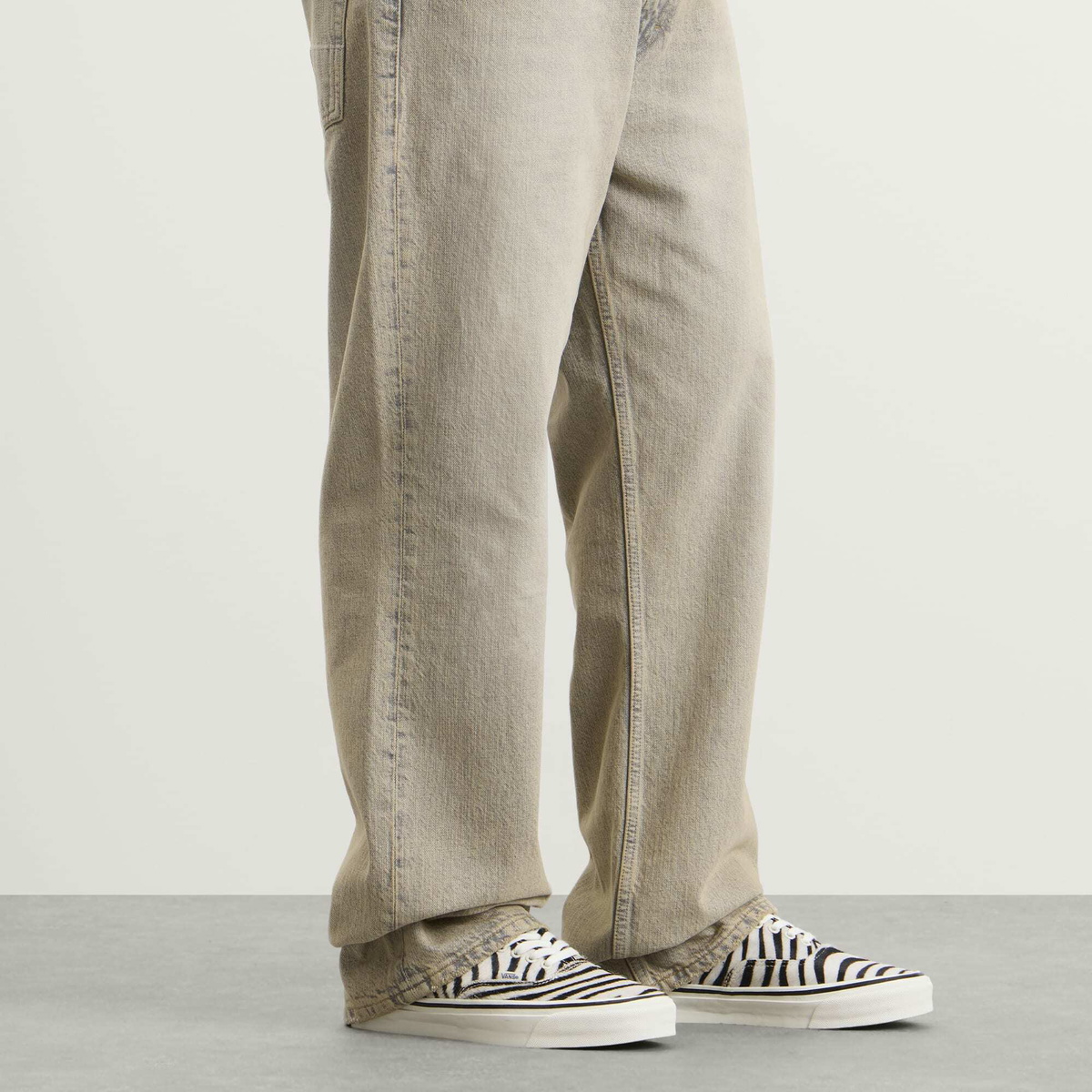 Vans LX Authentic 44 Sneaker in Zebra Marshmallow
