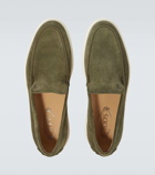 Tod's Logo suede loafers