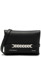 Victoria Beckham Chain Mini Leather Pouch - Black - One Size