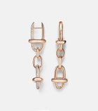 Pomellato Iconica 18kt rose gold drop earrings with diamonds