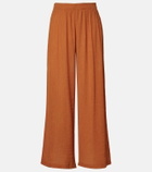Jade Swim Mika seersucker wide-leg pants