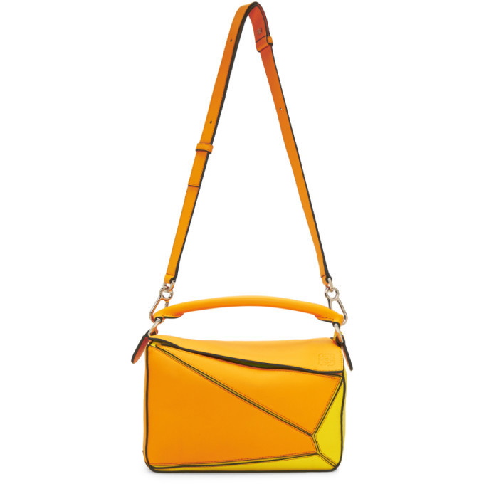 Loewe Orange Nano Puzzle Bag – BlackSkinny