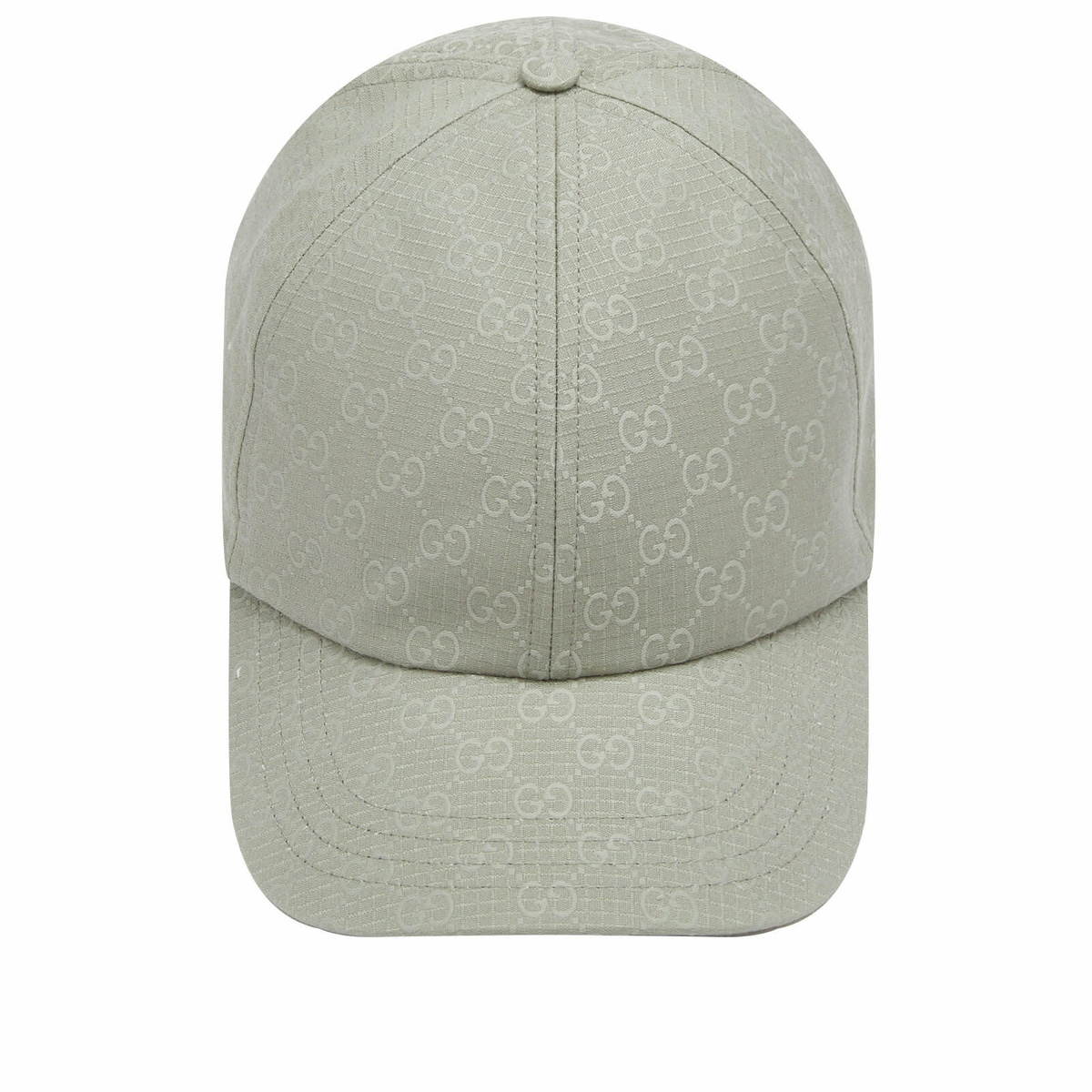 Gucci Men's Ripstop Monogram Cap in Rain Mist