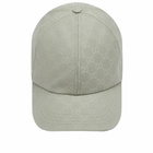 Gucci Men's Ripstop Monogram Cap in Rain Mist