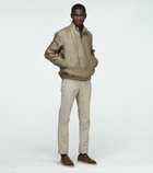 Loro Piana - Linen bomber jacket