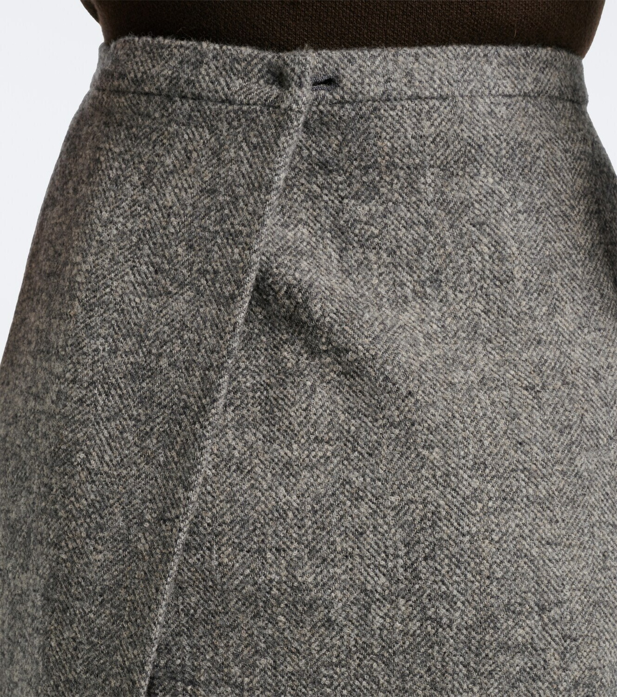 Magda Butrym Wool and cashmere-blend midi skirt
