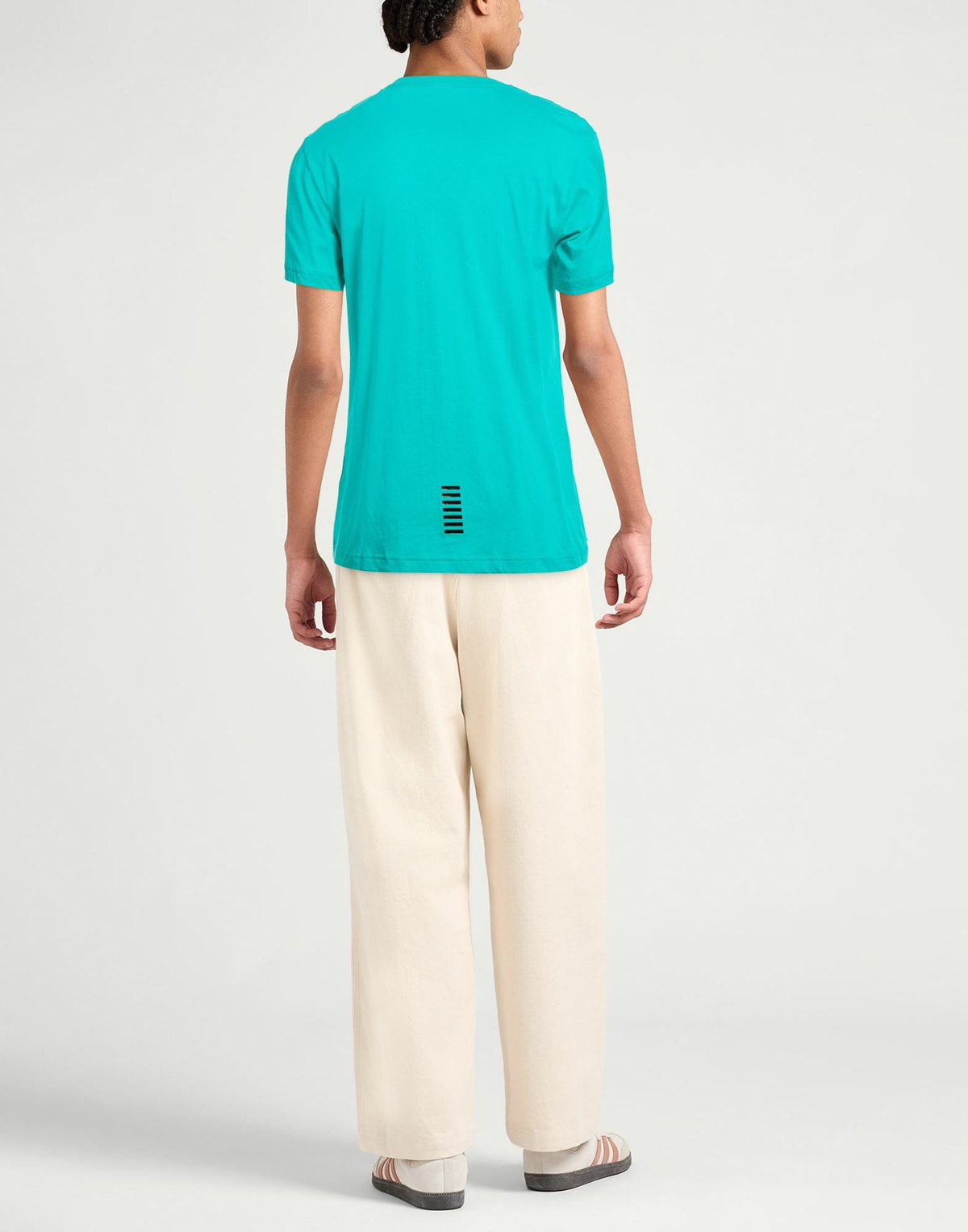 Ea7 Mens T-shirt in Turquoise