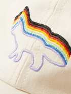 MAISON KITSUNÉ - Logo-Embroidered Cotton Baseball Cap