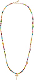 Palm Angels Multicolor Long Palm Rainbow Necklace