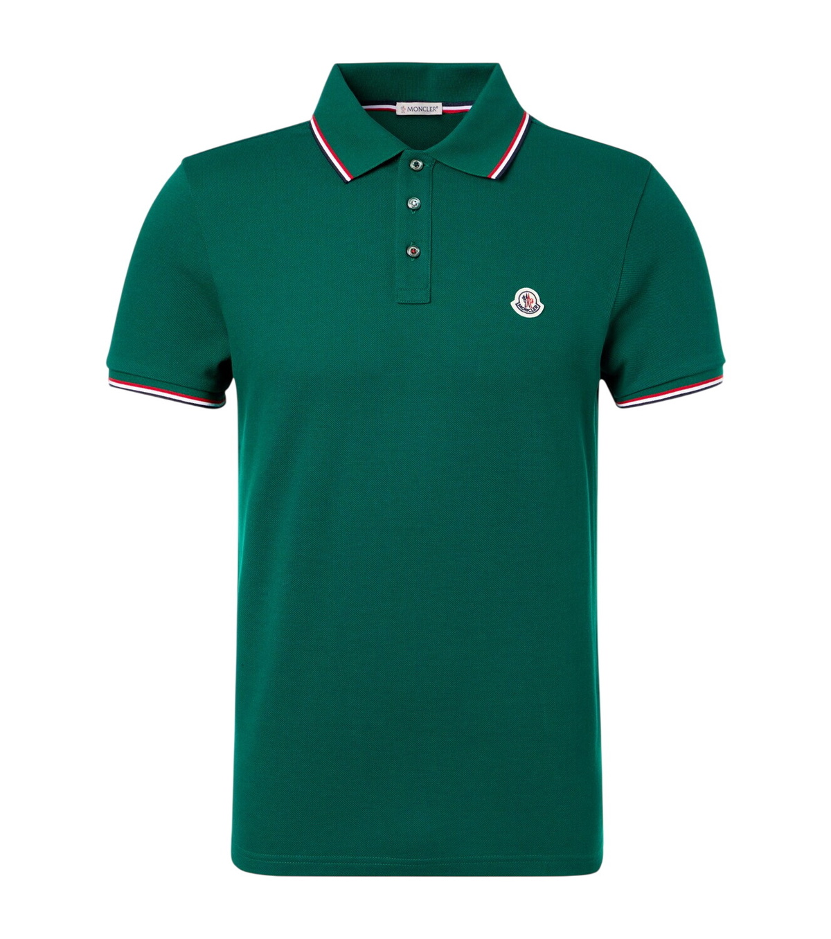 Moncler Cotton piqué polo shirt Moncler