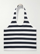 Jacquemus - Le Sac Marcel Logo-Appliquéd Striped Stretch-Knit Tote Bag