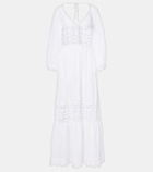 Anna Kosturova Victoria crochet cotton poplin dress