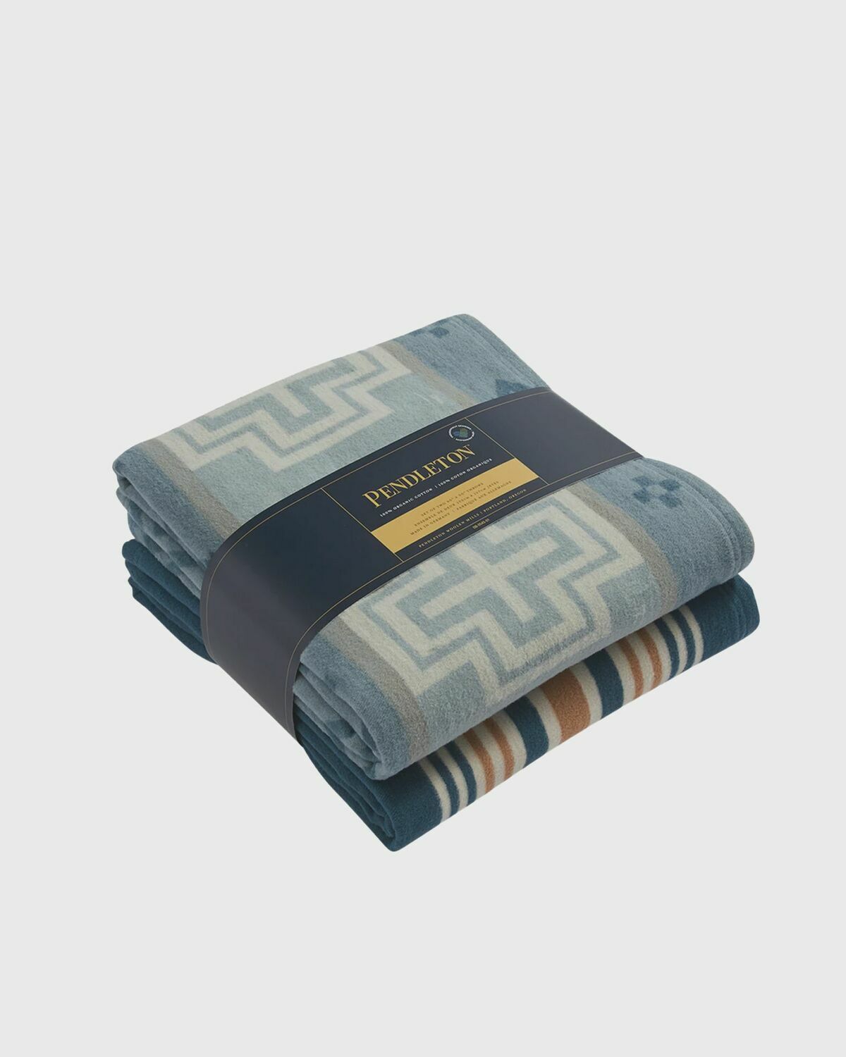 Pendleton THROW GIFT SET/2 SAN MARINO + STRIPE, SHALE Multi-color Mens Home deco