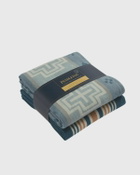 Pendleton THROW GIFT SET/2 SAN MARINO + STRIPE, SHALE Multi-color Mens Home deco