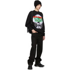 Palm Angels Black Alien Sweatshirt