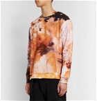424 - Explosion Printed Cotton-Terry Sweatshirt - Orange