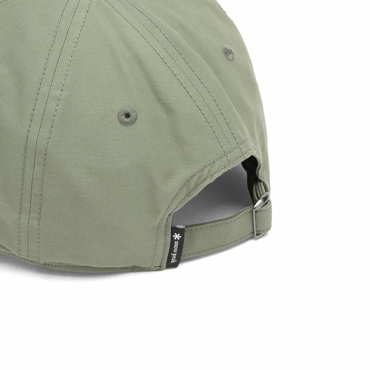 Snow Peak Men's Light Dobby Cloth Cap in Forage 