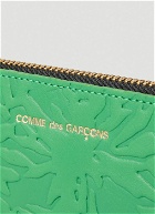 Embossed Forest Pouch in Green