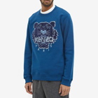 Kenzo Men's Festive Tiger Original Crew Sweat in Midnight Blue