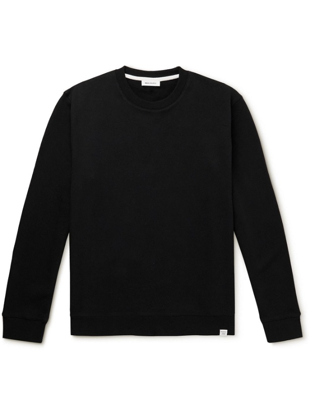 Photo: Norse Projects - Vagn Organic Cotton-Jersey Sweatshirt - Black