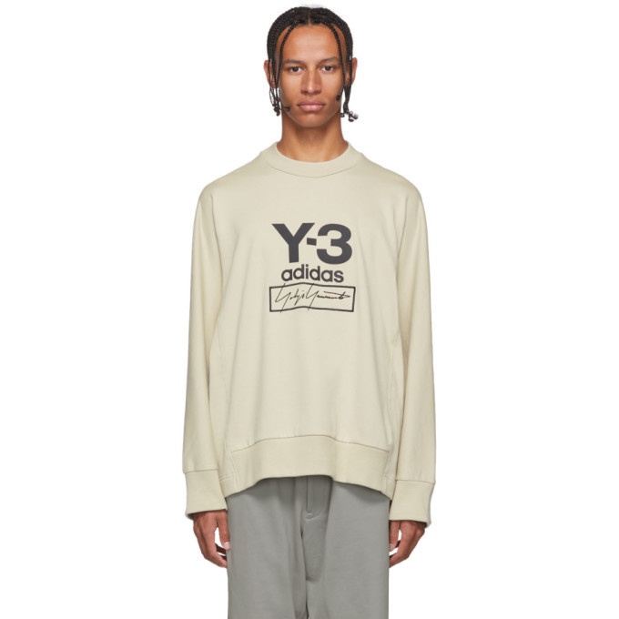 Photo: Y-3 Off-White Stacked Logo Sweatshirt