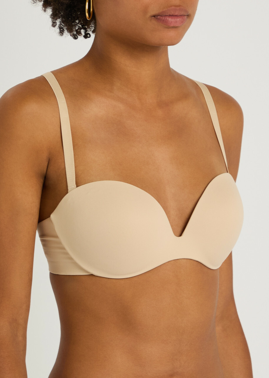 Wacoal Inès Secret Underwired Strapless bra Nude