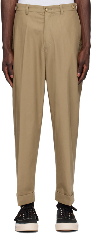 Photo: BEAMS PLUS Beige Ivy Wide Trousers