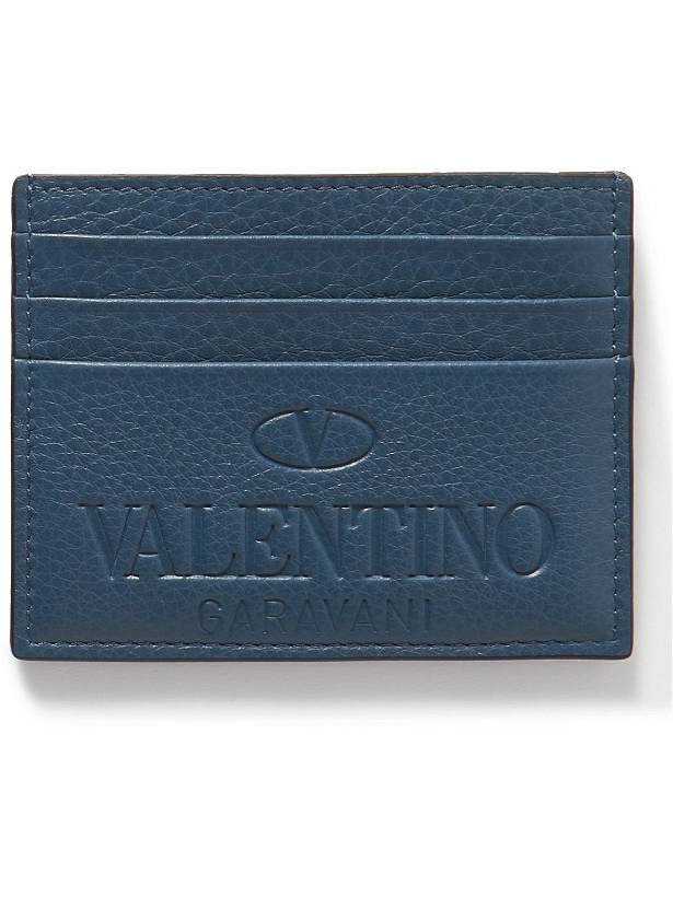 Photo: Valentino Garavani - Valentino Garavani Full-Grain Leather Cardholder