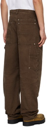 Givenchy Brown Studded Trousers