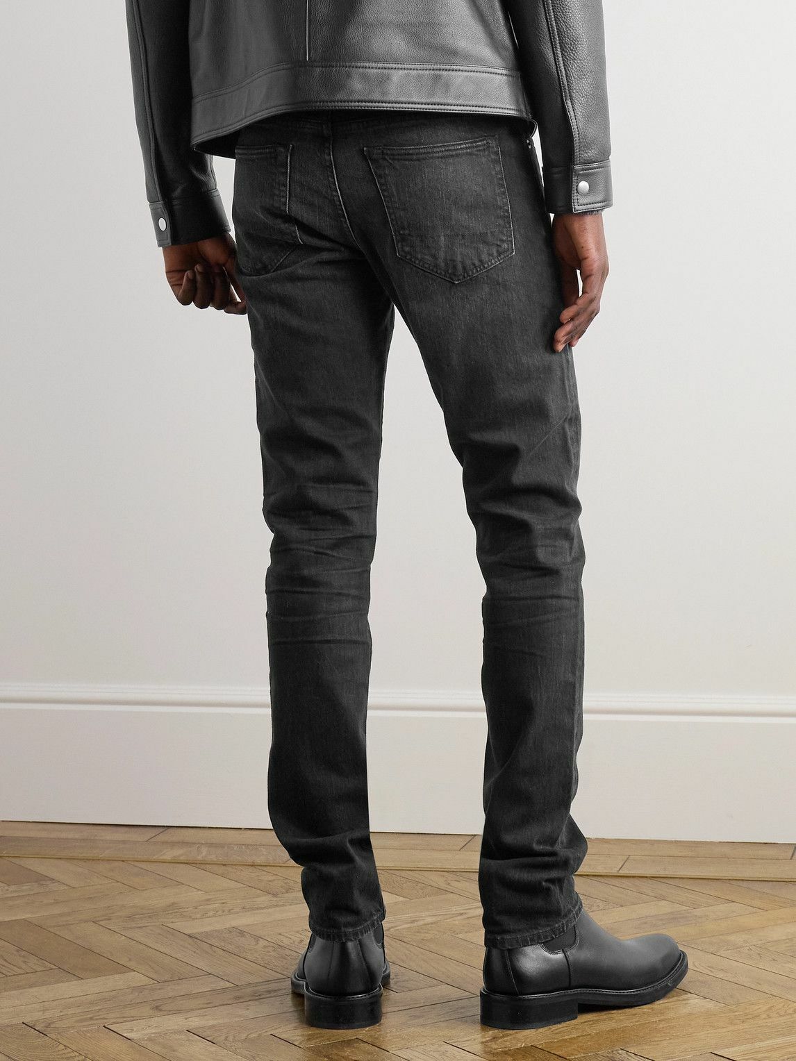 TOM FORD - Slim-Fit Selvedge Jeans - Black TOM FORD