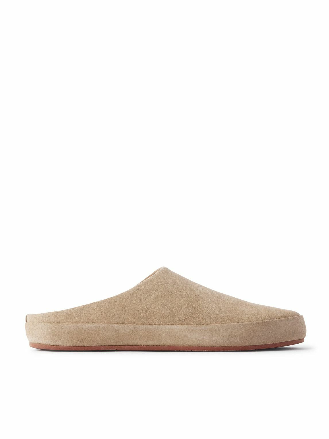 Loro Piana - Tomori Suede Mules - Brown