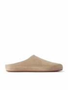 Loro Piana - Tomori Suede Mules - Brown