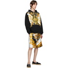 Versace Black Barocco Hoodie