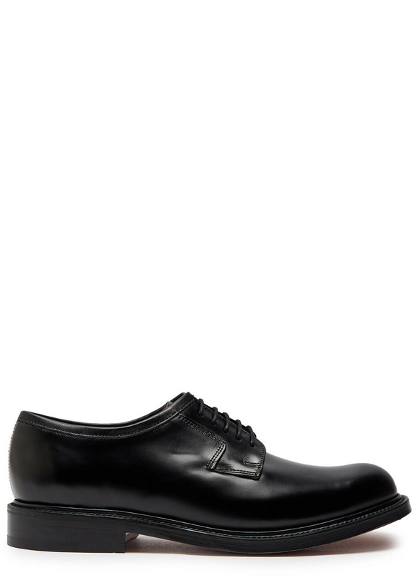 Photo: Grenson Camden Leather Derby Shoes Black