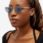 Saint Laurent Sunglasses Women's Saint Laurent SL 301 Lou Lou Sunglasses in Silver