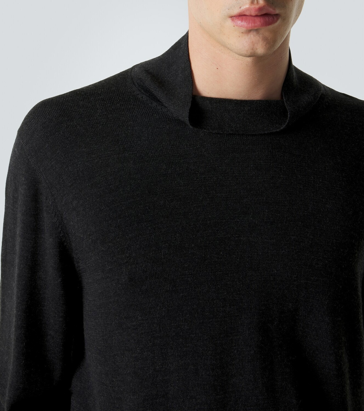 Stòffa Wool and silk turtleneck sweater