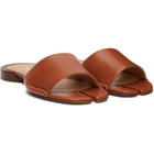 Maison Margiela Tan Tabi Flat Mule Sandals