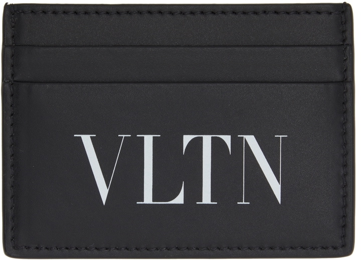 Photo: Valentino Garavani Black & White 'VLTN' Card Holder