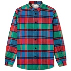 Paul Smith Button Down Heavy Flannel Check Shirt